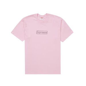 SUPREME KAWS CHALK BOX LOGO TEE XL LIGHT PINK SS21 SHIPS NOW